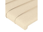 Headboard with wings, Cream, 103x16x78/88 cm, Fabric VOHO48617