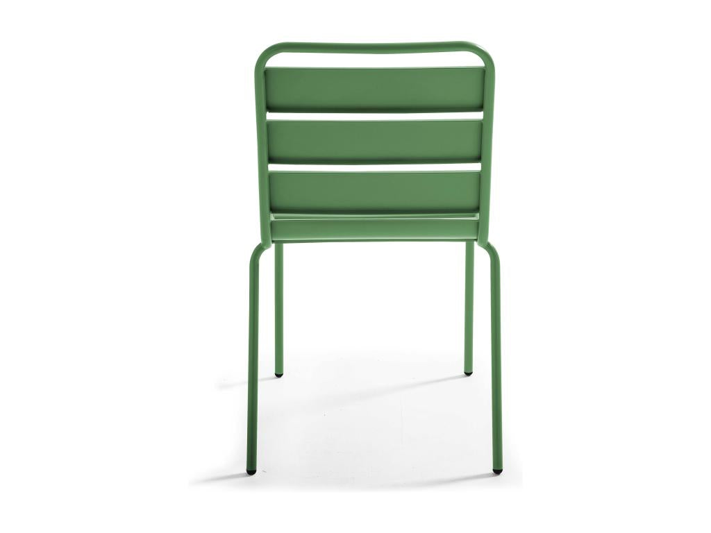 Decohaute QVOJ68480 Green Metal Chair