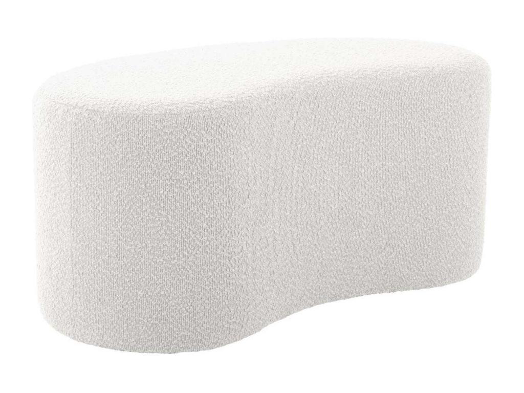Decohaute UANP20814 bouclé fabric pouf