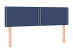 Blue LED Headboard 144x5x78/88 cm Fabric RKQB22657