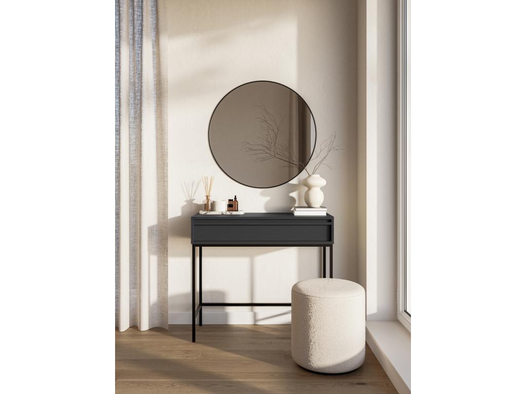 Console table - 90 cm - with drawer and frame - black - EVO JVGR56878