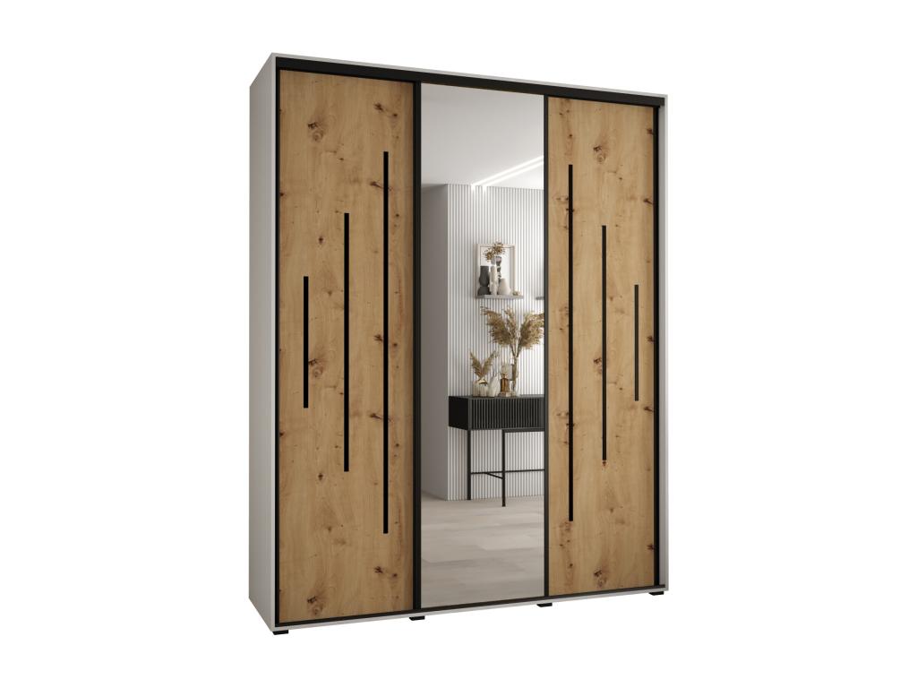 Decohaute 13 Sliding Door Wardrobe 235.2/190/45 3 Doors BPAQ77040
