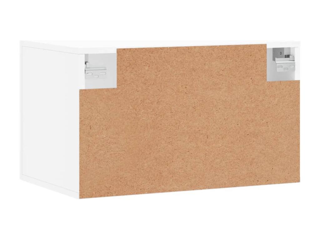 White wall cabinet 60x36.5x35 cm Engineered wood WDAN86259