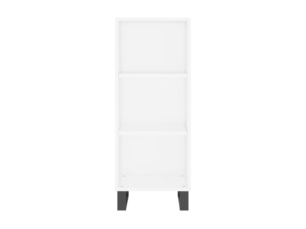 White sideboard 34.5x32.5x90 cm engineered wood WCBJ96467