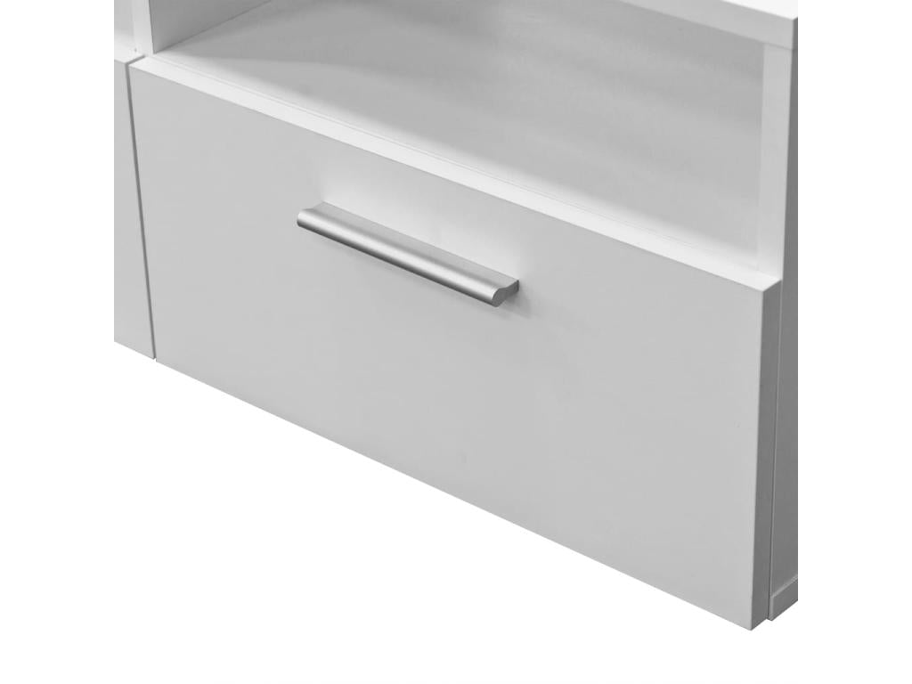 TV stand, engineered wood, 95x35x36 cm, white, CFAA50886