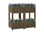 Raised bed 80x40x71 cm Polypropylene KAJR08293