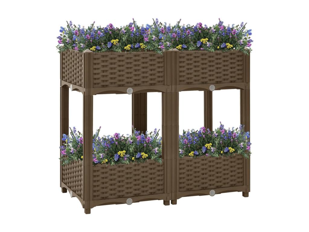 Raised bed 80x40x71 cm Polypropylene KAJR08293