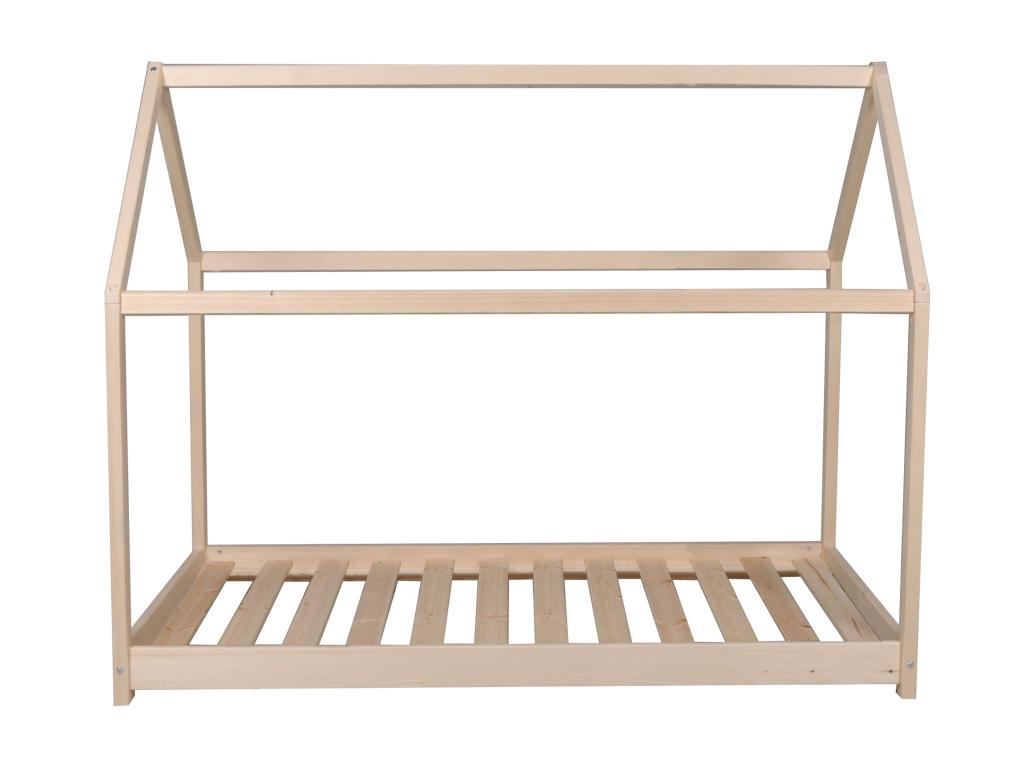 Children's cabin bed in natural wood 90x190 - LT14004 NFTA28235