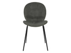 Bonnet - Set of 2 corduroy and metal chairs - Green SFYD16755