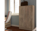 Wardrobe with 2 sliding doors, Decohaute color - Height 120 x Length 74 x Depth 33 cm IDVB98115