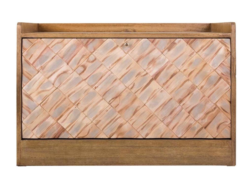 Brown wooden shoe bench 80x38x53 NPCY23745