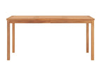7-Piece Garden Dining Set Solid Teak Wood RUVV41247