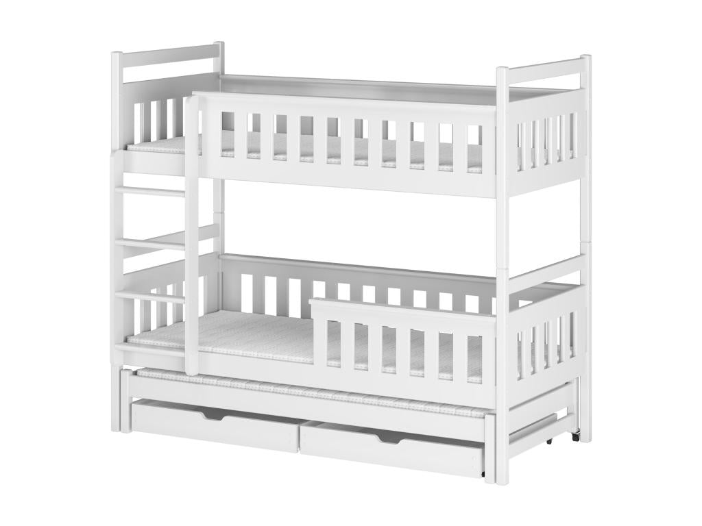 Chezlova BB012 Bunk Beds 90x180 cm White OERO82949