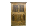 Brown wooden cabinet 96x58x147h BHPL15025