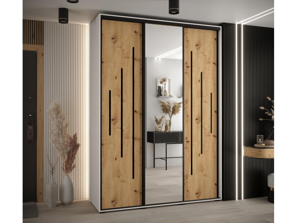 Decohaute 13 Sliding Door Wardrobe 235.2/190/45 3 Doors BPAQ77040