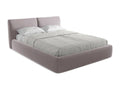 Velvet storage bed 160x200 - lavender - Decohaute HQGF67950