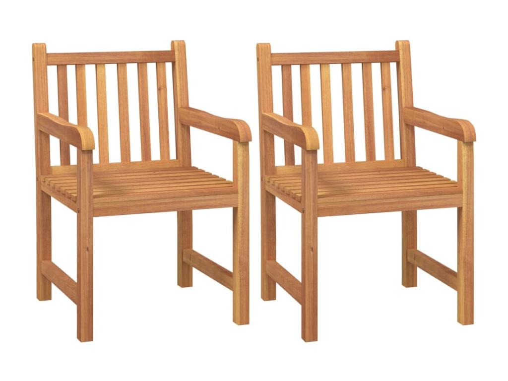 4-piece garden dining set, solid teak wood RDFP50398