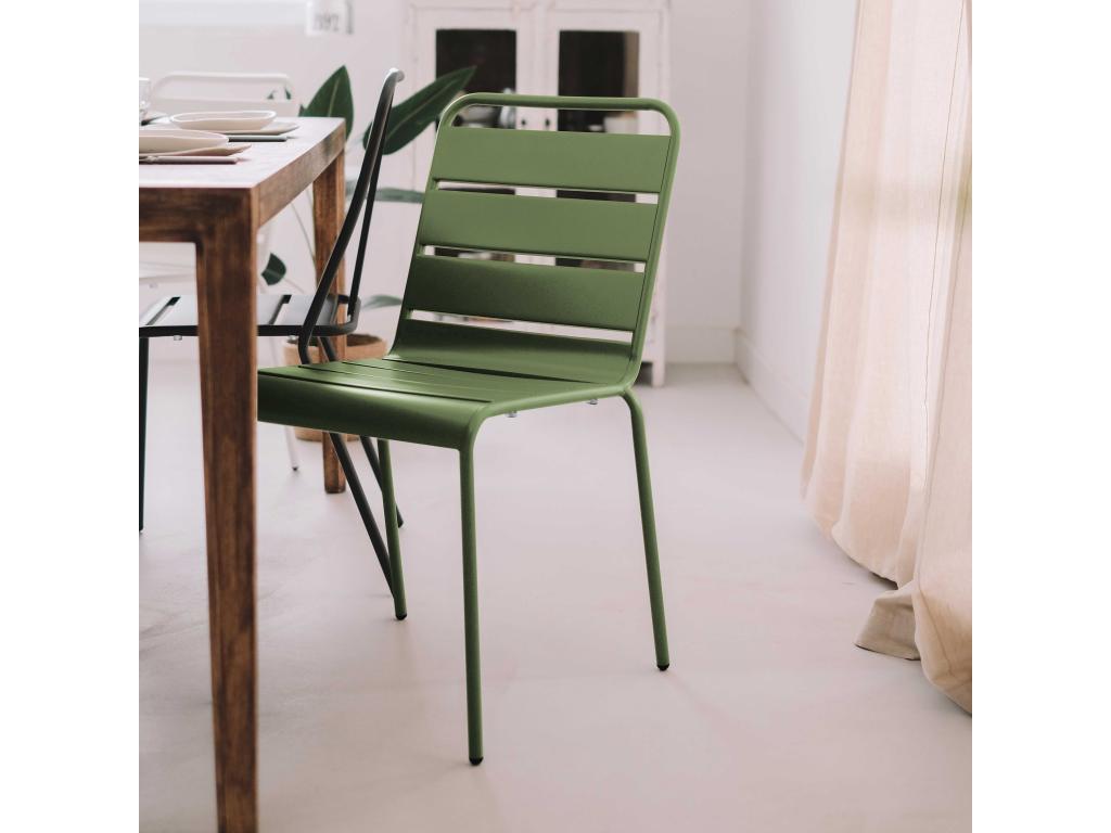 Decohaute QVOJ68480 Green Metal Chair
