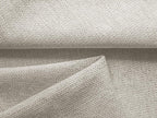 Left-hand corner sofa bed in chenille fabric - silver - Domopure CJGP33259