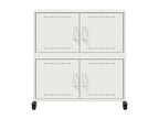 White steel sideboard 68x39x72 cm JRVL01261
