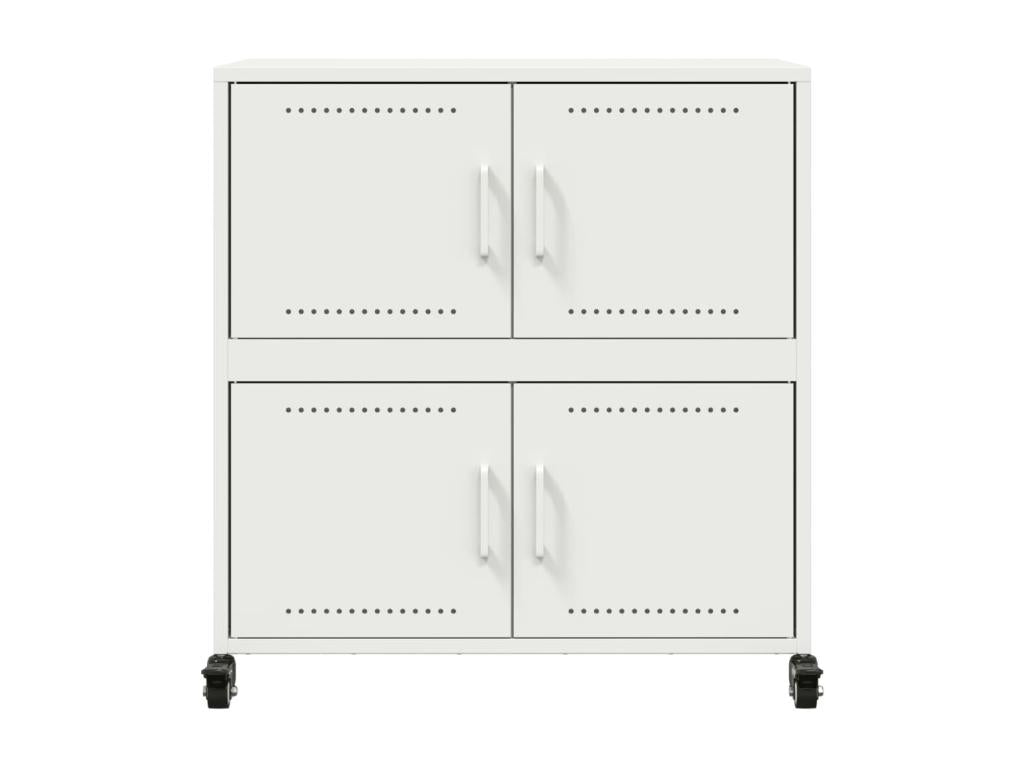 White steel sideboard 68x39x72 cm JRVL01261