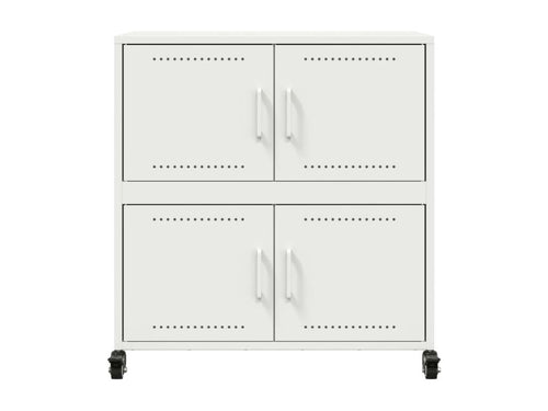 White steel sideboard 68x39x72 cm JRVL01261