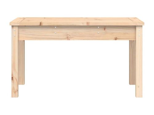 Garden bench, brown wood furniture, 80x44x45 cm, 02 0011333 FDPU23241