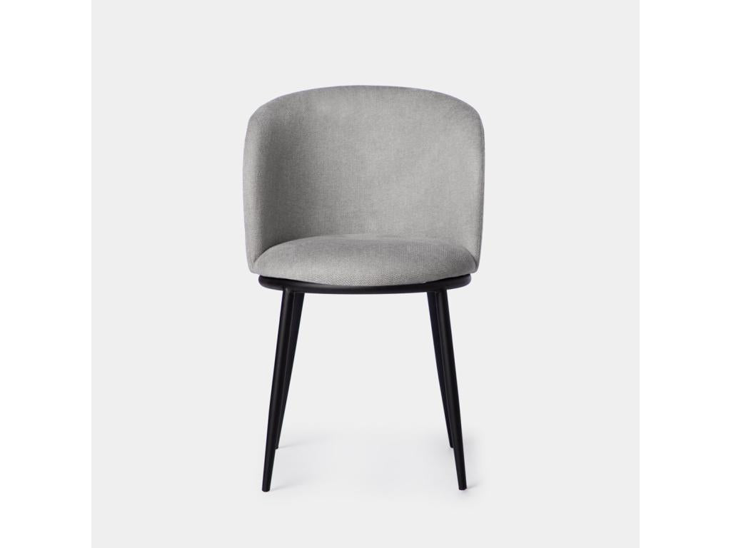 Grey fabric dining chair 51x80 cm - Decohaute MUKK67292