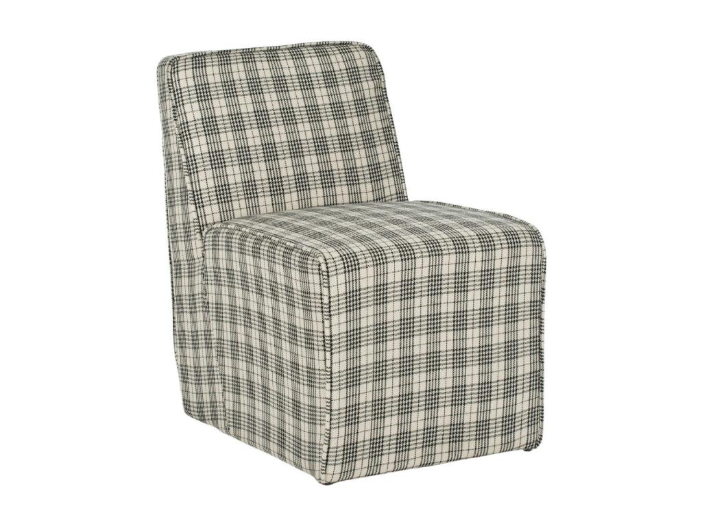 Black and white bench/ottoman 45x61x67.56 cm - Decohaute SXII94279