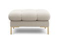 Domopure - Domopure pouf in beige structural fabric - 60x60x41cm BJJW96178