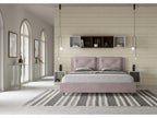 Bed with upholstered slatted base 180x200 microfiber Decohaute SHDY85191