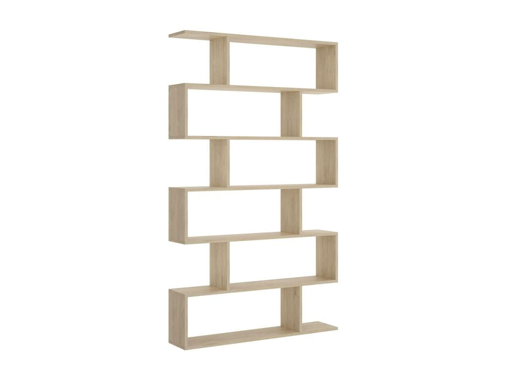 Decohaute Multipurpose Office Bookshelf with 5 Shelves 80x25x190 cm Oak ZFYM11809