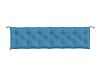 Garden bench cushions, set of 2, blue, Decohauteé fabric, QNUM08400