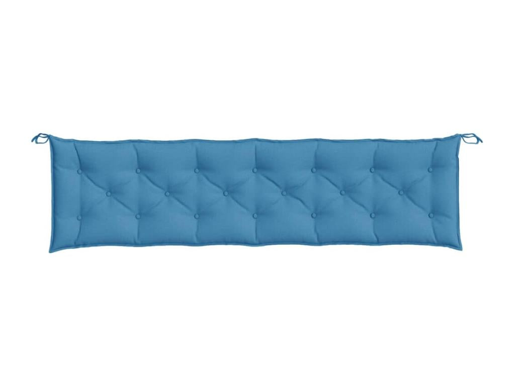 Garden bench cushions, set of 2, blue, Decohauteé fabric, QNUM08400