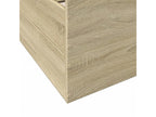 Bed frame with drawers without mattress, oak, Decohaute, 140x200 cm, UKZN58056