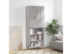 Decohaute tall sideboard, grey, 69.5x34x180 cm, engineered wood, FTOJ81580