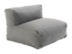 Modular 3-seater grey garden furniture set - Decohaute LVVH14271