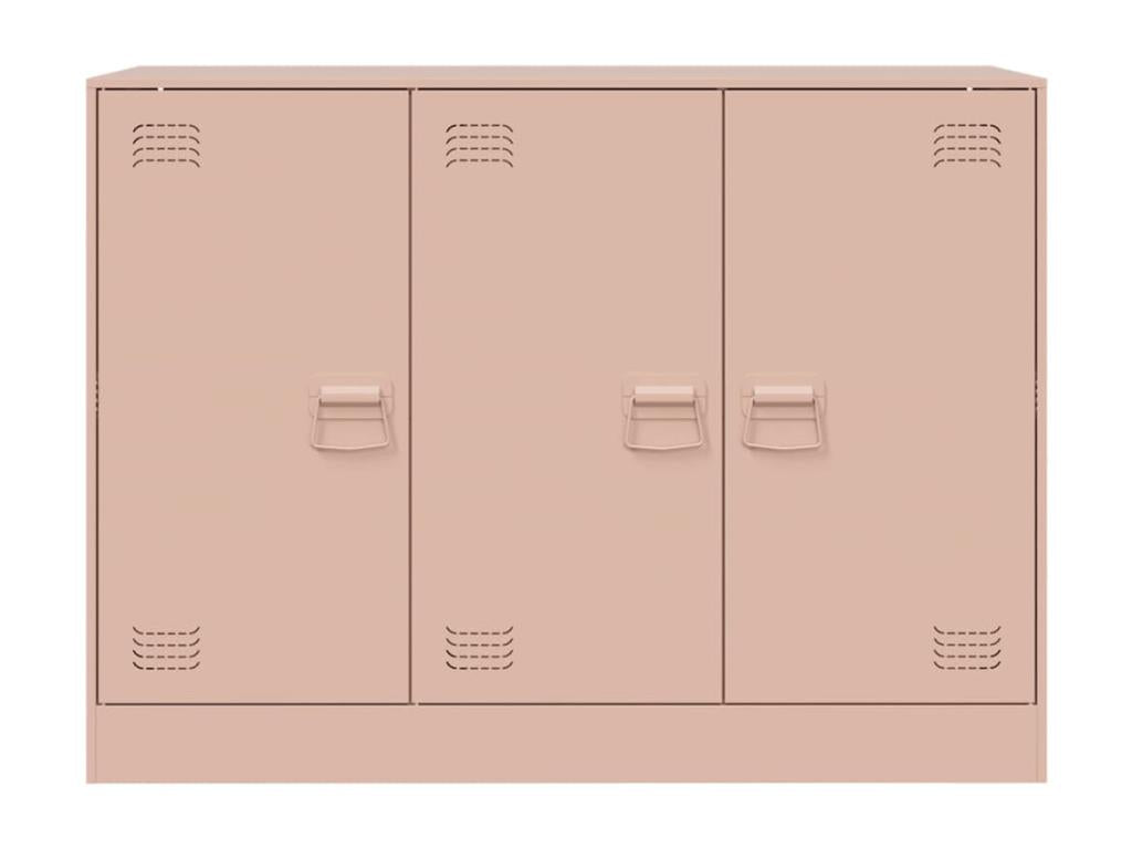 Pink sideboard 99x39x73 cm steel KJPA00629