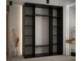 Decohaute 7 Sliding Door Wardrobe 235.2/200/45 3 Doors Black/Decohaute/Silver QGDY20471