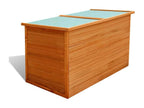 Brown wooden storage box/box, 126x72x72 cm, 02 0013005 TNMZ26326