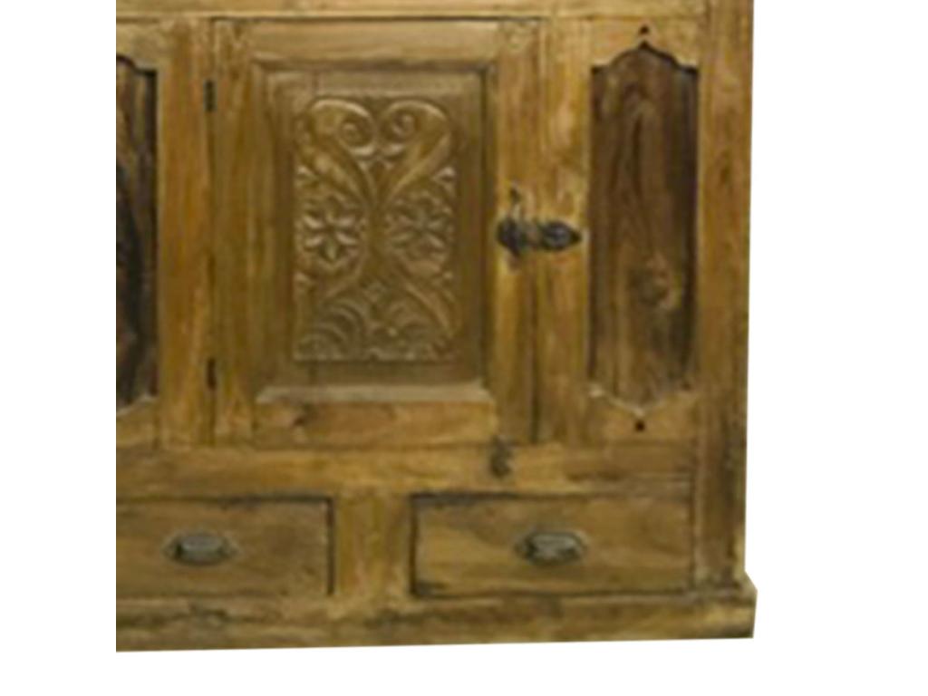 Brown wooden cabinet 96x58x147h BHPL15025