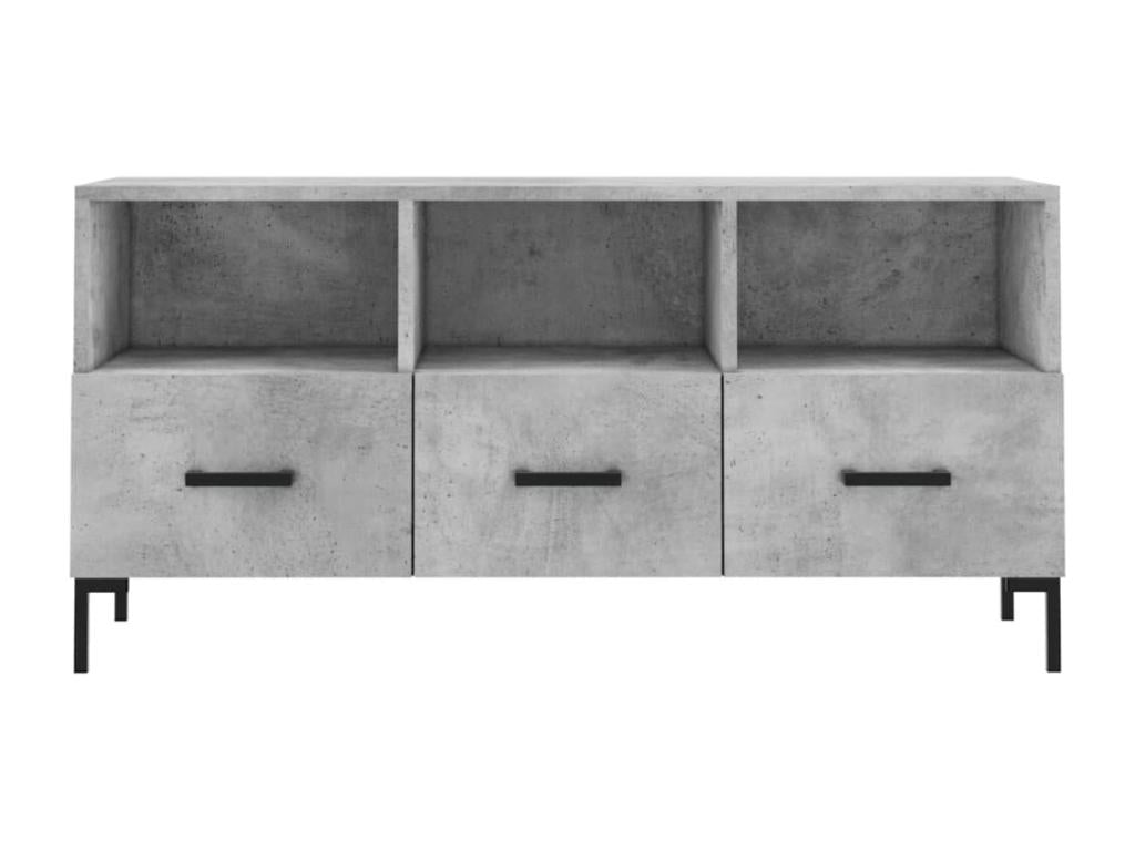 TV stand, concrete grey, 102x36x50 cm, engineered wood, CZMY45659