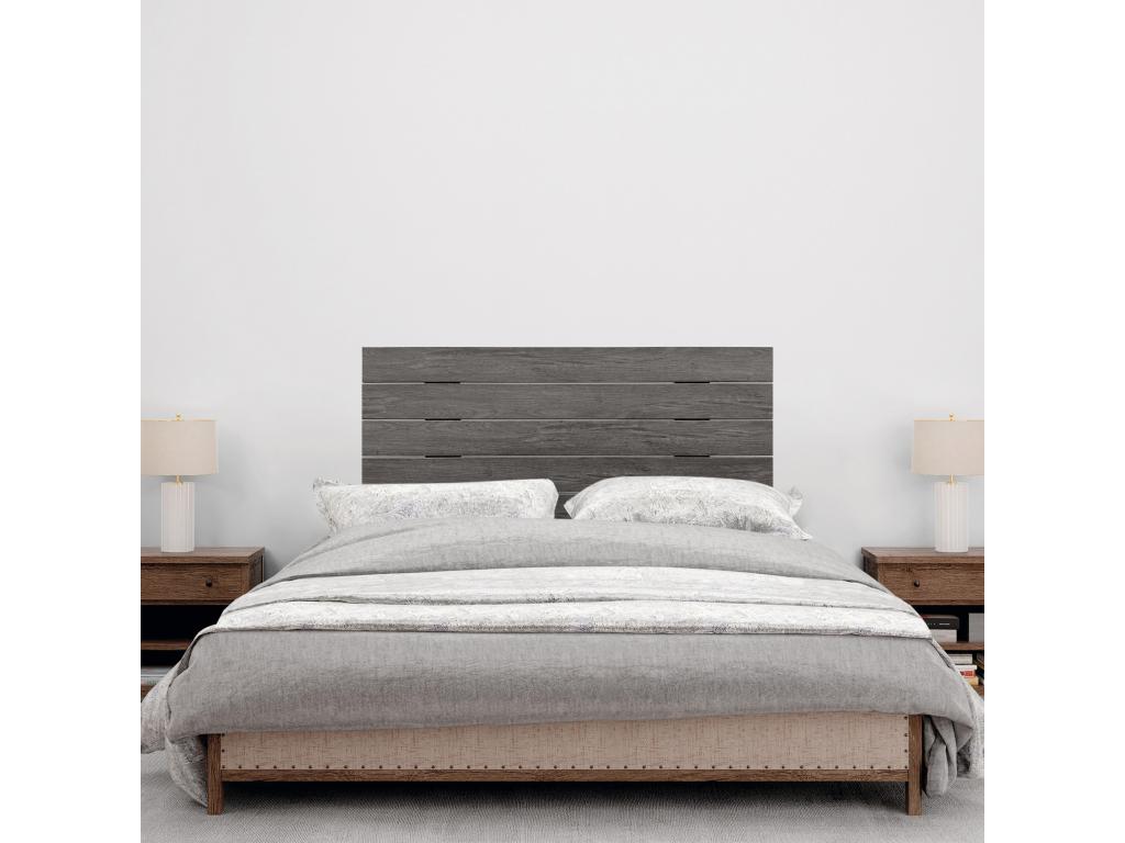 Decohaute Recycled Wood Headboard, Dm Style, Horizontal Pallet, 80x46cm, for 80/90cm Beds - Ash Wood JPUB66675