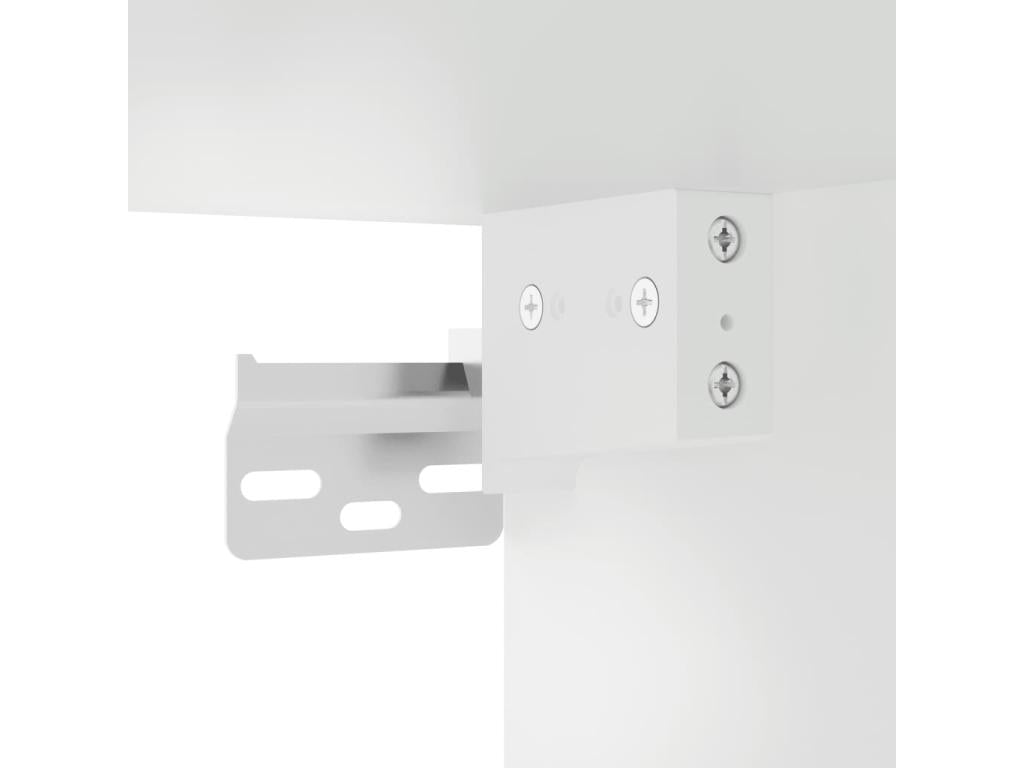 White wall cabinet 60x36.5x35 cm Engineered wood WDAN86259