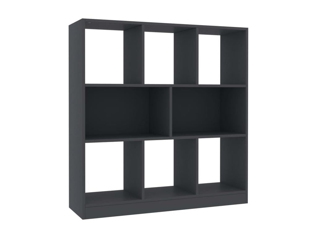 Grey bookcase 97.5x29.5x100 cm Chipboard GWBA12154