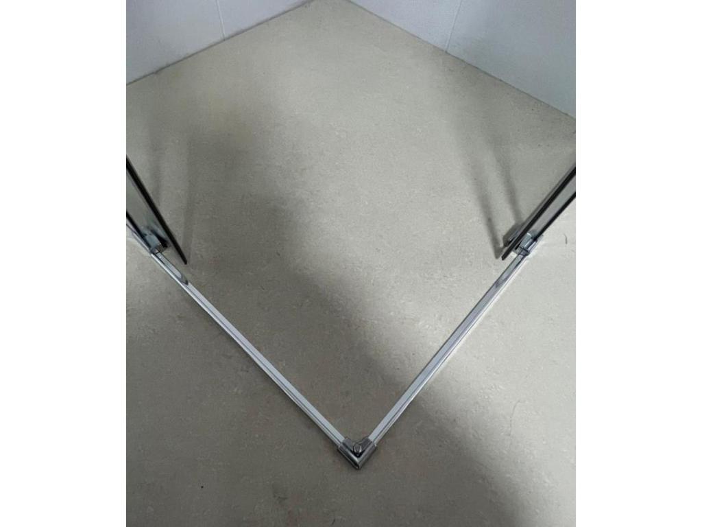 70x100 cm corner shower enclosure with easy entry, 200 cm high, made of tempered glass XCGU41985