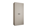 Como 1 245.5/110/50 2-door hinged wardrobe, cashmere/black JYAP58455