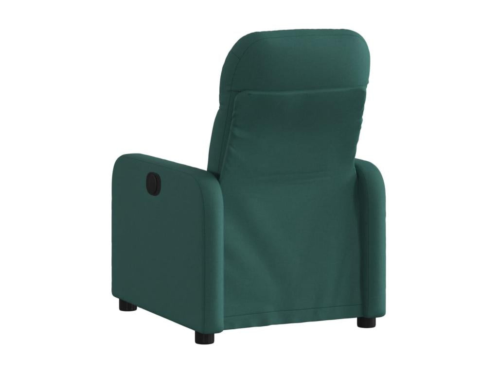Dark Green Fabric Reclining Armchair EDDU48103