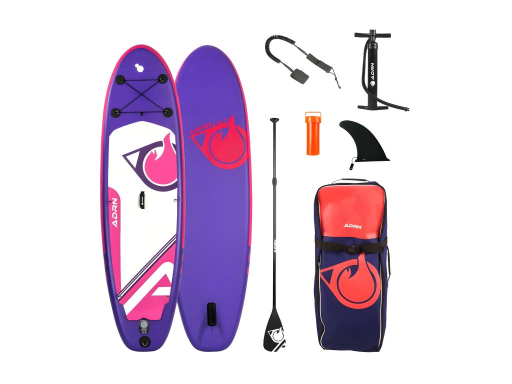Decohaute 9' 30'' 5'' Inflatable Paddleboard 274x76x12.7cm with Pump, Paddle, Leash and Carry Bag PRTC86609