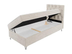 Continental Decohaute 142 Unique Continental Grey Bed 80x200 Upholstery 80x207x114cm PMRA61434